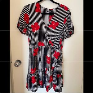Madewell floral dress size M